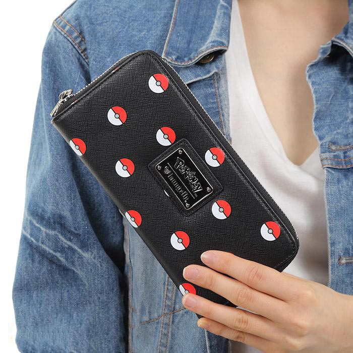 ポケモン 長財布 モンスターボール ブラック