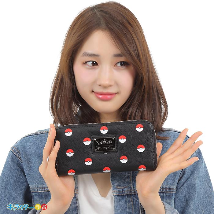 ポケモン 長財布 モンスターボール ブラック