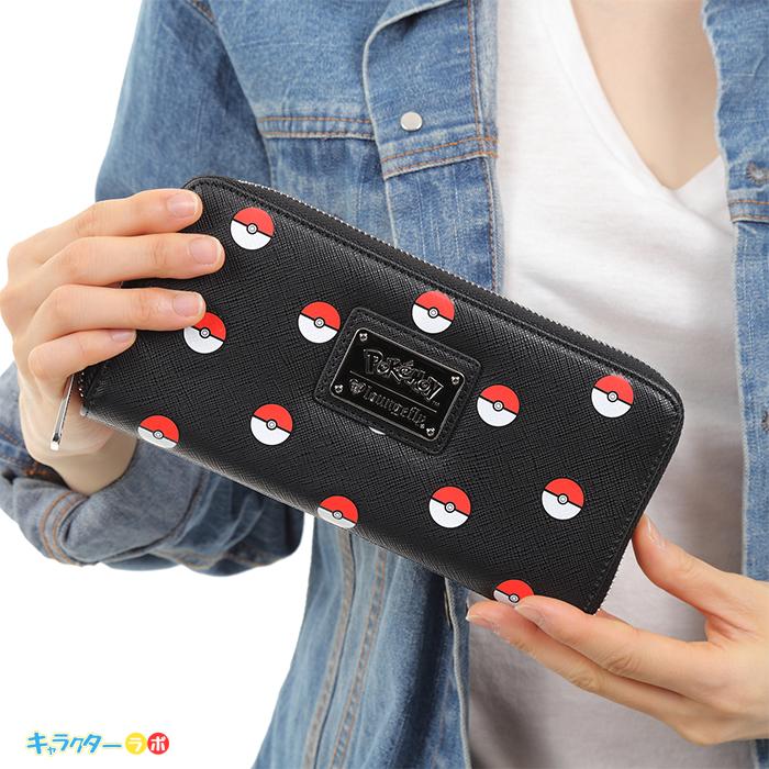 ポケモン 長財布 モンスターボール ブラック