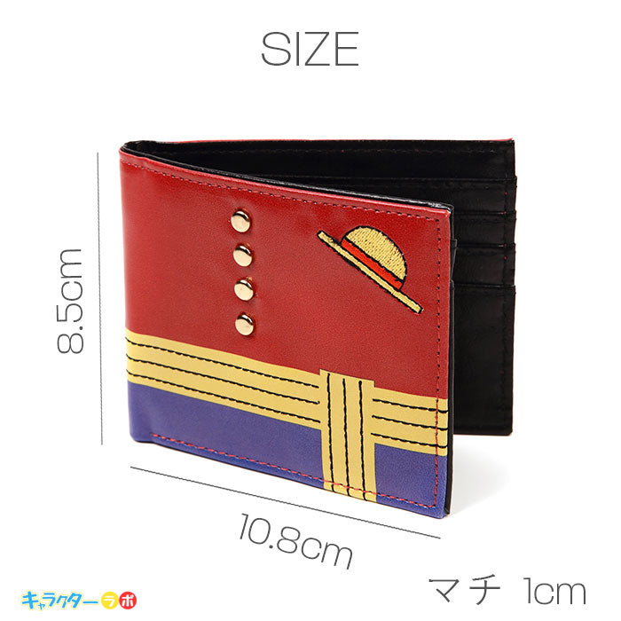 ONE PIECE 二つ折り財布 ルフィ