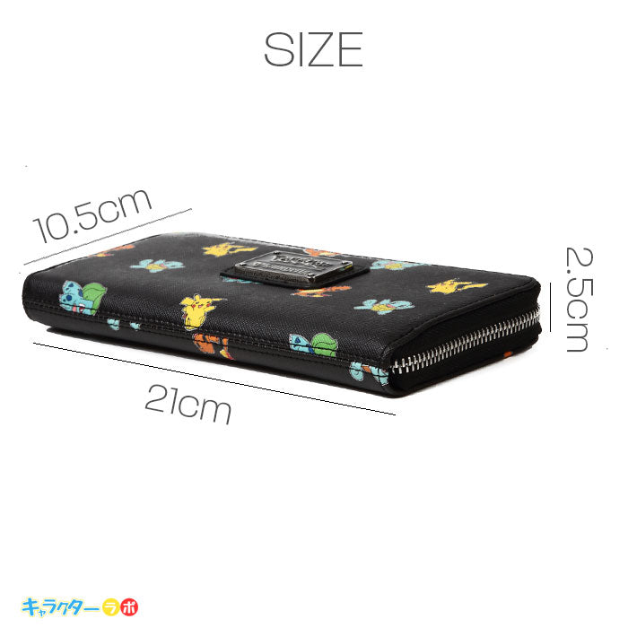 ポケモン 長財布 ピカチュウ/ゼニガメ/ヒトカゲ/フシギダネ